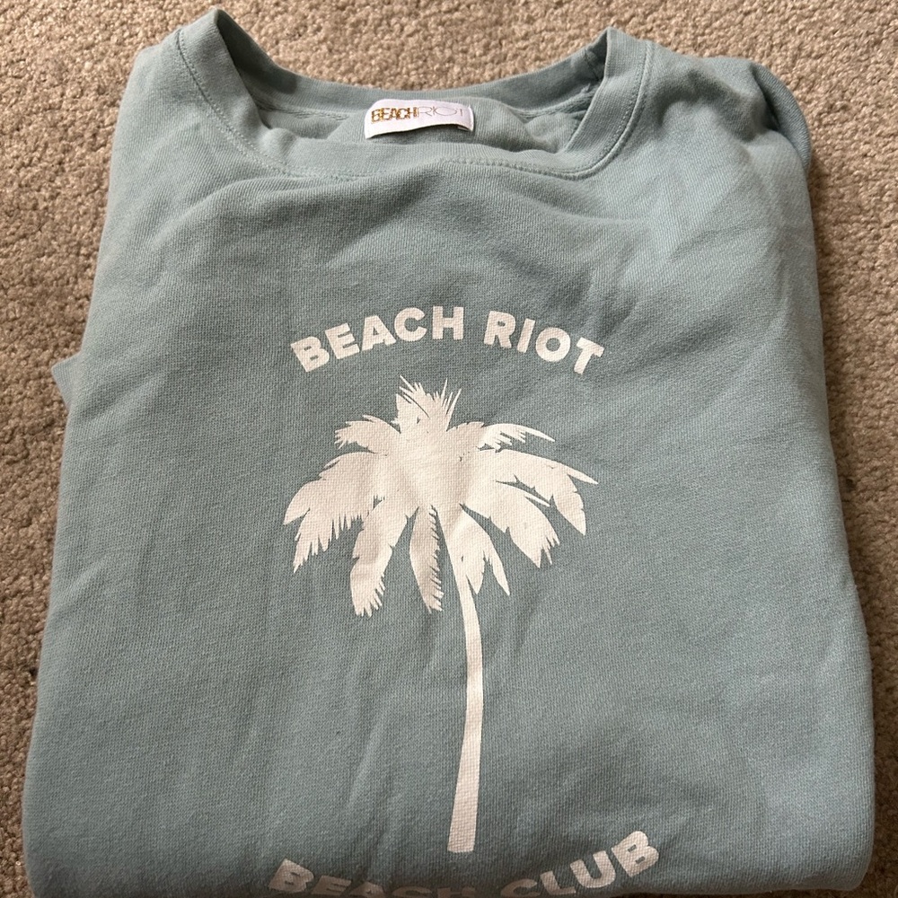 Beach Riot Baby Blue Crewneck